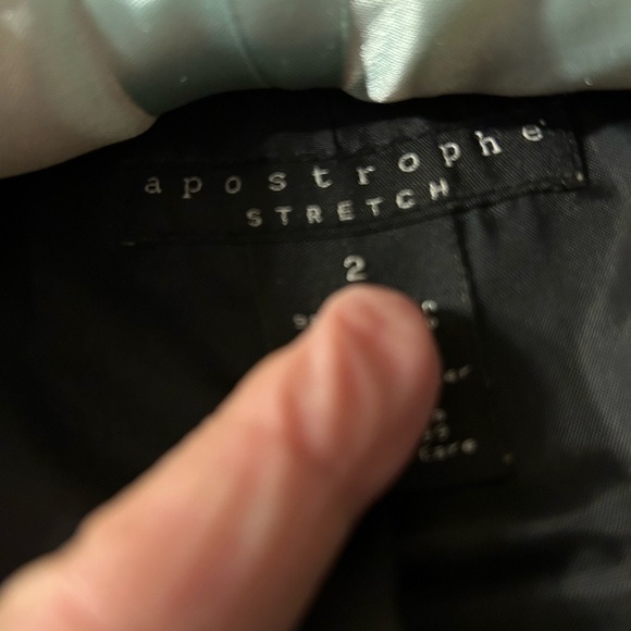 APOSTROPHE stretch womens size 2 original Trench Waterproof Jacket / coat - Picture 10 of 16